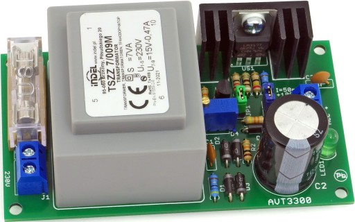 Ładowarka podtrzymująca do akumulatora 12V, DIY, AVT3300 B