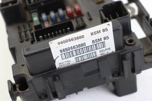 CITROEN PEUGEOT module boîte unité de commande électronique uce BSM 9650663880