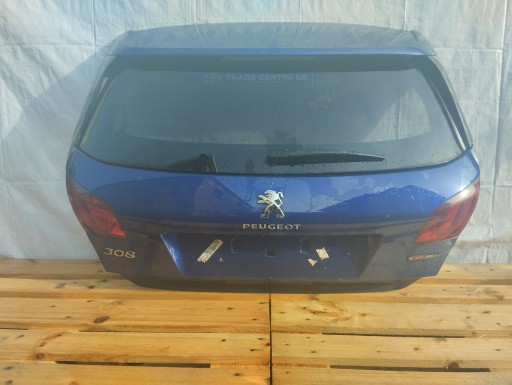 ОТКРЫТКА КРЫШКА БАГАЖНИКА ЗАДНИЙ БАМПЕР PEUGEOT 308 T9 GT LINE