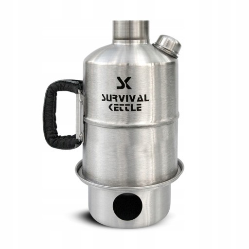 Survival Kettle Чайник туристичний Silver Steel