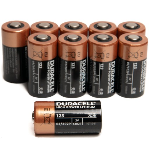 10x Bateria Duracell CR123 CR123A DL123A EL123 3V - Sklep, Opinie, Cena ...