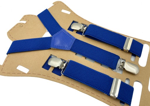 Підтяжки дитячі волошкові однотонні.