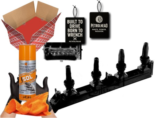 FEB36599#ECS-PCP+K - Катушка зажигания citroen c4 grand picasso и c4 и c4 #petrolhead pro+ kit4