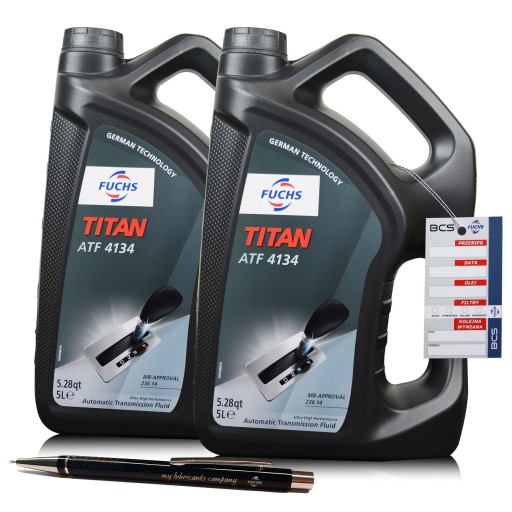10 литров fuchs titan atf 4134 mb 236.14 масло акпп 10л
