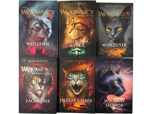 Zdjęcie egzemplarza: Wojownicy / Potęga Trójki Tomy 1-6 / Erin Hunter komplet książki