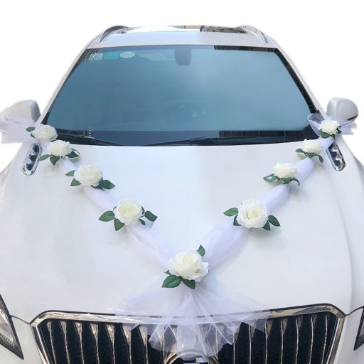 Свадебный автомобиль цветок украшение свадебный автомобиль ГАЗ