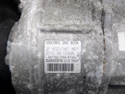 compressor compressor; of the air conditioning AUDI S4 B8 8K 3.0 TFSI 8K0260805K