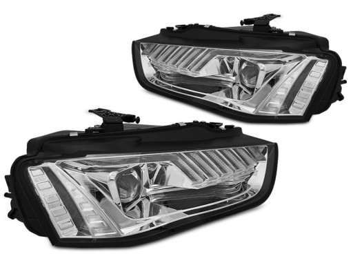 LPAUF7 - Ксеноновые фары AUDI A4 B8 12-15 ХРОМ