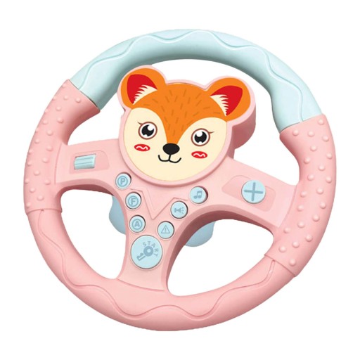 De-Steering Wheel Detská autosedačka Pretend Play Hračka na šoférovanie Kids Early
