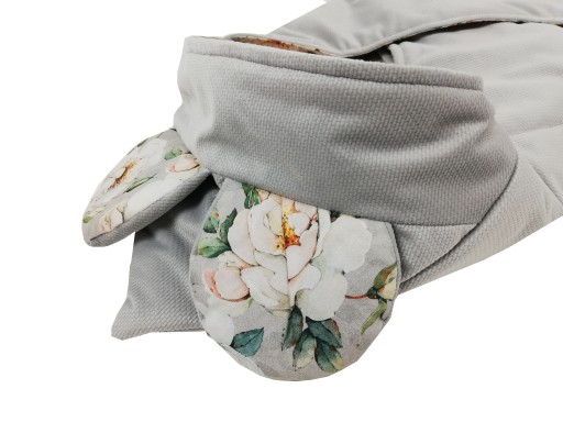 Накидка на автосидіння MK Beszka з капюшоном, сіра