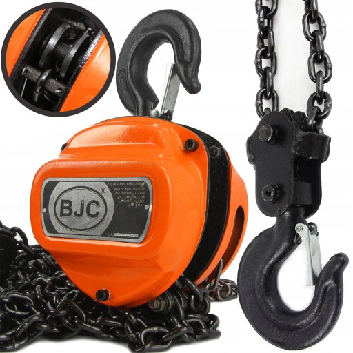 BJC ЛЕБЕДКА РУЧНАЯ ЦЕПНАЯ ЛЕБЕДКА 1T 3M