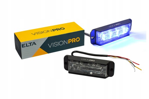 EB8010 - Сигнальная лампа elta стробоскоп 4 led 20w