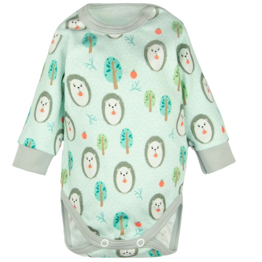 Бавовняне боді з довгим рукавом Дартомік, розмір 86, застібається на кнопку