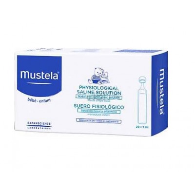 MUSTELA BEBE SÓL FIZJOLOGICZNA AMPUŁKI DO OCZYSZCZANIA NOSA I OCZU + GRATIS