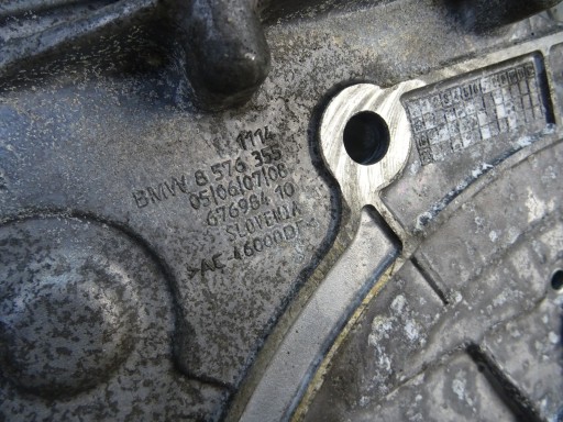 BMW X3 G01 gearbox cover 8576355 2.0 B