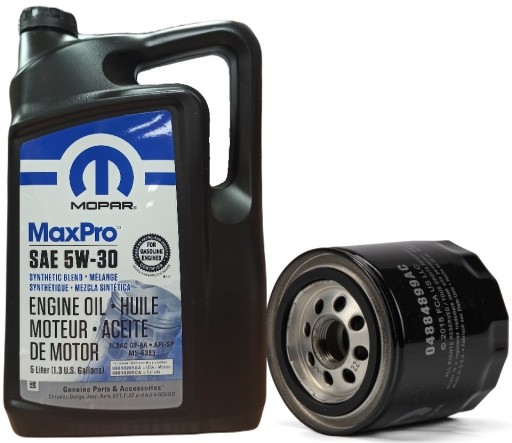 MOPAR 5W30 5L + МАСЛЯНЫЙ ФИЛЬТР 4884899AB (MO-899/PH2)