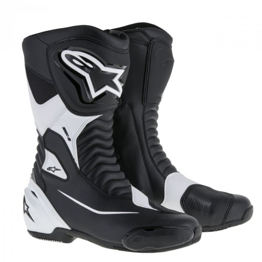 МОТОБОТЫ ALPINESTARS SMX S BLACK/WHITE 44 изображение 1