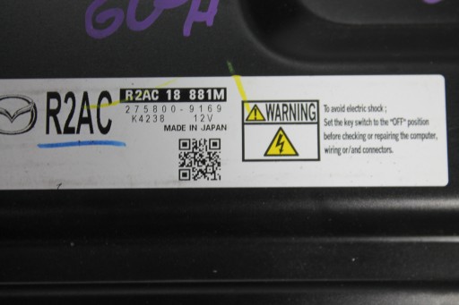 COMPUTER MOTORE R2AC18881M MAZDA 6 GH 2.2D 07-12