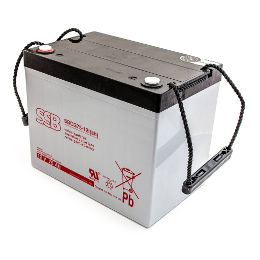 Ssb sbcg акумулятор для інвалідного візка 12v 75ah