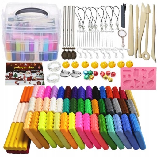 Полімерна глина для ліплення 50 штук