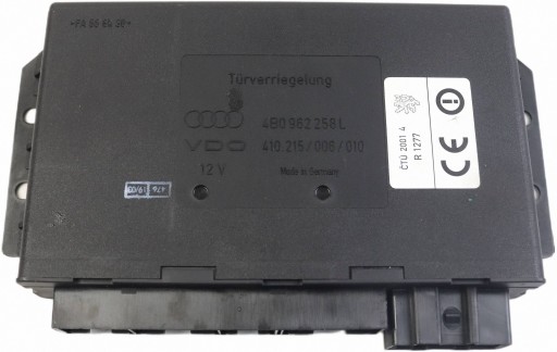 AUDI A6 C5 Module Unité de contrôle KOMFORTU 4B0962258L