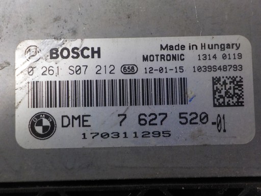 MINI ordinateur unité de commande électronique uce 0261S07212 7627520