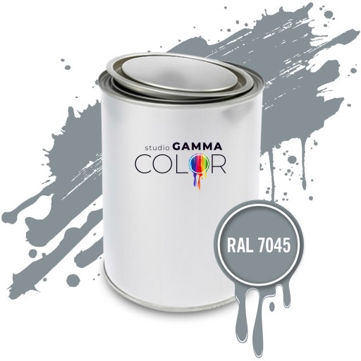 RAL 7045 акрилова фарба / акриловий лак напівглянцевий, 1л