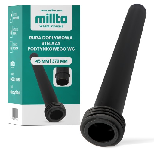 Rúra WC roštu 45 370 mm Konektor Prípojka PODOMIETKOVEJ SPLACHOVAČKY Geberitu XB