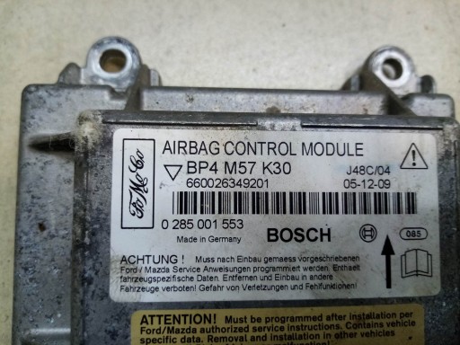 modul SENSOR airbag MAZDA 3 1.6 TDCI