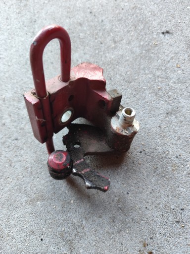 VW T5 hinge door right lower front red 7H0831412