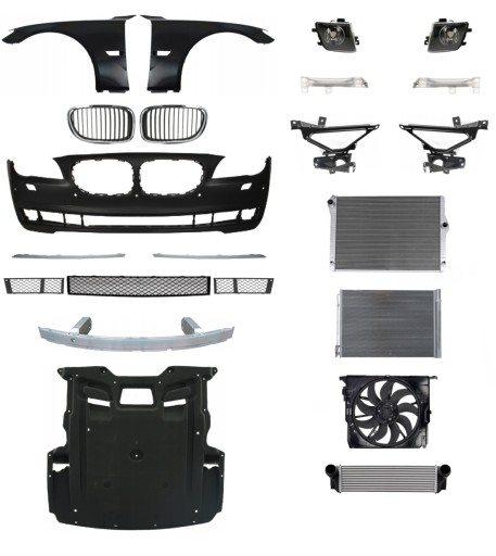 5 - BMW 7 F01 F02 F03 F04 08-12 Манекен на бампере