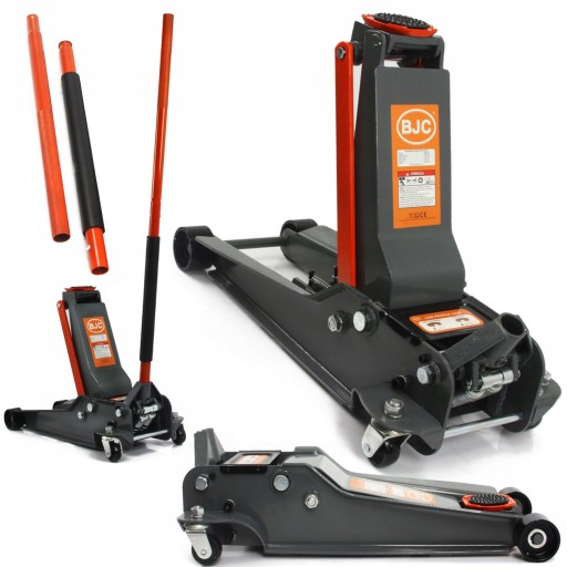 АВТОПІДЙОМНИК НИЗЬКОПРОФІЛЬНИЙ 95-550 ММ + ГУМОВИЙ ДОМКРАТ ЖАБА BJC 4T