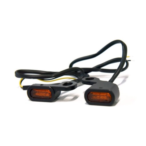577089 - HARLEY СВЕТОДИОДНЫЕ ПЕРЕДНИЕ ПОВОРОТНИКИ FASTLINE ЧЕРНЫЙ