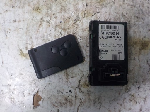RENAULT CLIO III komfortsteuergerät S118539001H 8200074331A