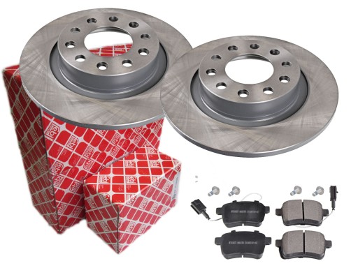 ДИСКИ КОЛОДКИ FEBI ЗЗАДУ ALFA ROMEO GIULIETTA