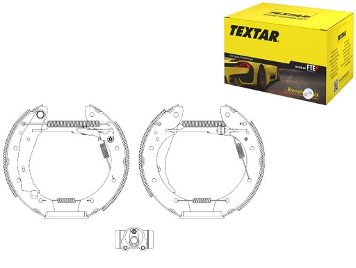 84053901 - НАБІР ЕКСП. БАРАБАННІ ЩЕЛЕПИ, ЦИЛІНДРИ, ПРУЖИНИ RENAULT ESPACE III