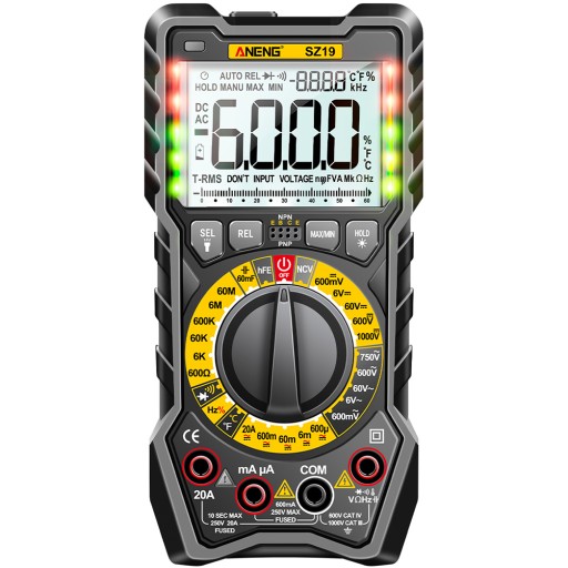 Мулти тестер непрерывности теста напряжения тока диода