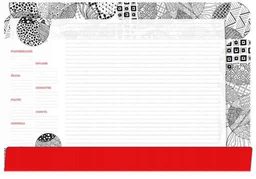 Блокнот для парти Міхальчик і Прокоп, зошит В3, мандала для розфарбовування