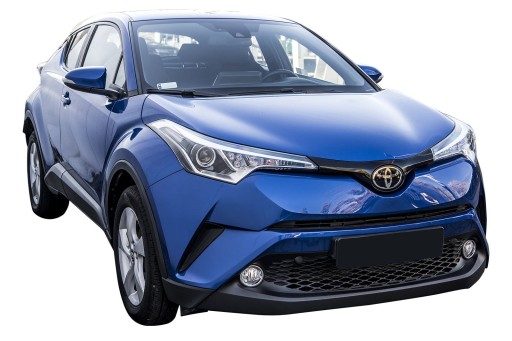 TOYOTA C-HR AX10 2016+ ГАЛОГЕННЫЕ НАКЛАДКИ ПЕРЕДНИЕ ХРОМ