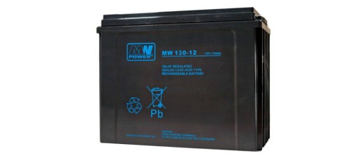 Аккумулятор mwp 150-12 (долговечный, 12в-150ач, болт м6)