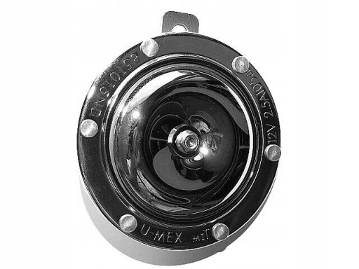 KN-019 - НОВЫЙ ХРОМИРОВАННЫЙ РОГ ЗВУКОВОЙ СИГНАЛ ХРОМ 12V