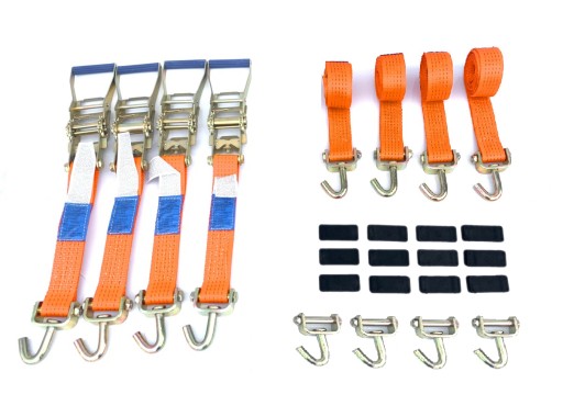 4 поворотных крюка для транспортировочного ремня 3POINT 5T/3M/50 1b