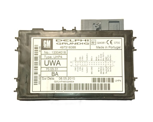 module control unit BLUETOOTH 13304018 OPEL ANTARA