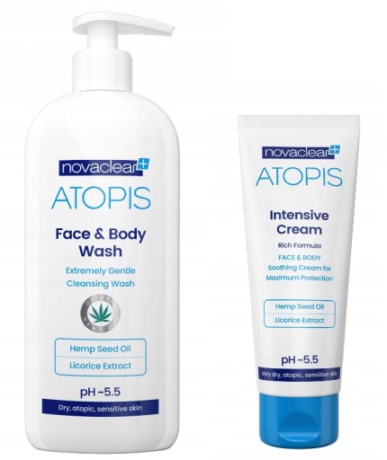 ATOPIS TW/РІДИНА ДЛЯ ТІЛА 500 + КРЕМ-МАСЛИНО 100