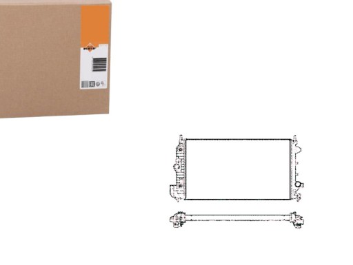 NRF58205(EXT) - РАДИАТОР NRF OPEL VECTRA C 1.9CDTI FIAT CROMA 1.9