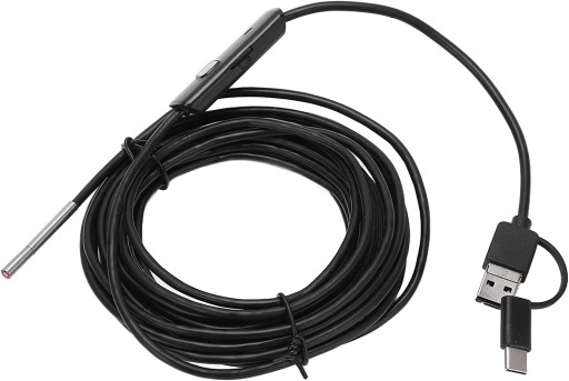 Інспекційна камера, ендоскоп 6LED регульований з гаком