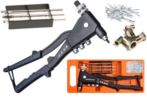 КЛЕПАЛЬНАЯ МАШИНА для заклепок-гаек и заклепок M3-M6 SOLID.