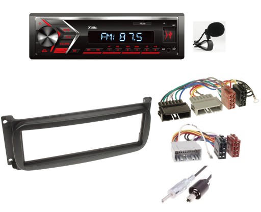 Xblitz rf200 радіо Bluetooth USB Jeep Cherokee KJ