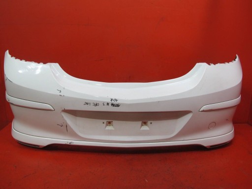 OPEL ASTRA H 3 III (A04) 04- bumper rear part rear GTC 3D OPC LINE BIALY Z40R