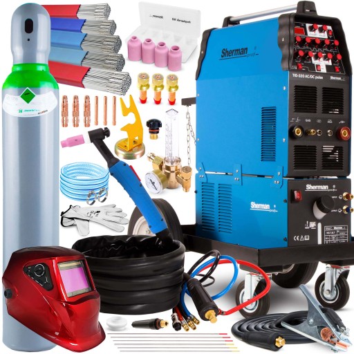 ЗВАРЮВАЛЬНИЙ АПАРАТ TIG AC DC PULS MMA 400V 320A HF ALU